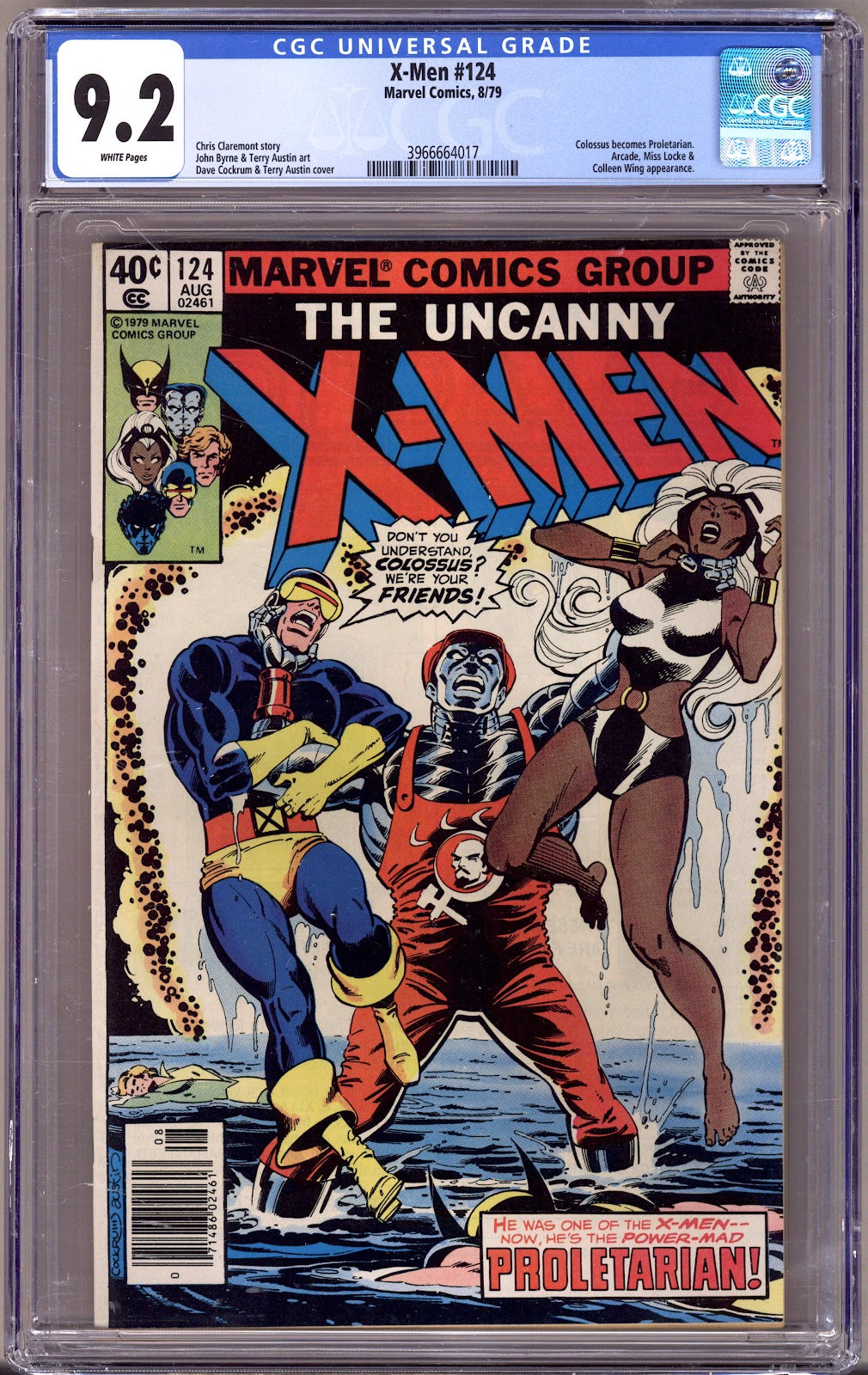 The X-Men Vol 1 124 CGC 9.2 (NM-) (1979) Newsstand 