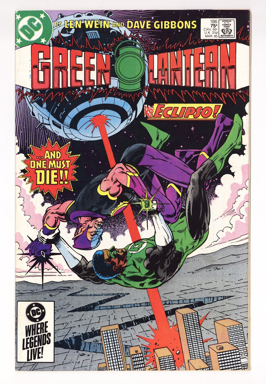 Green Lantern Vol 2 186  Mid Grade   (1985)     