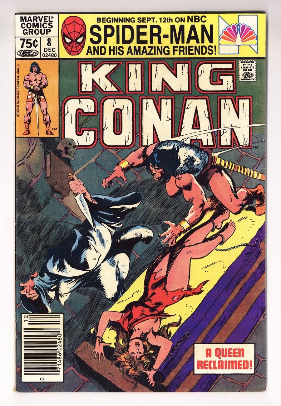 King Conan Vol 1 8  Mid Grade   (1981)   Newsstand