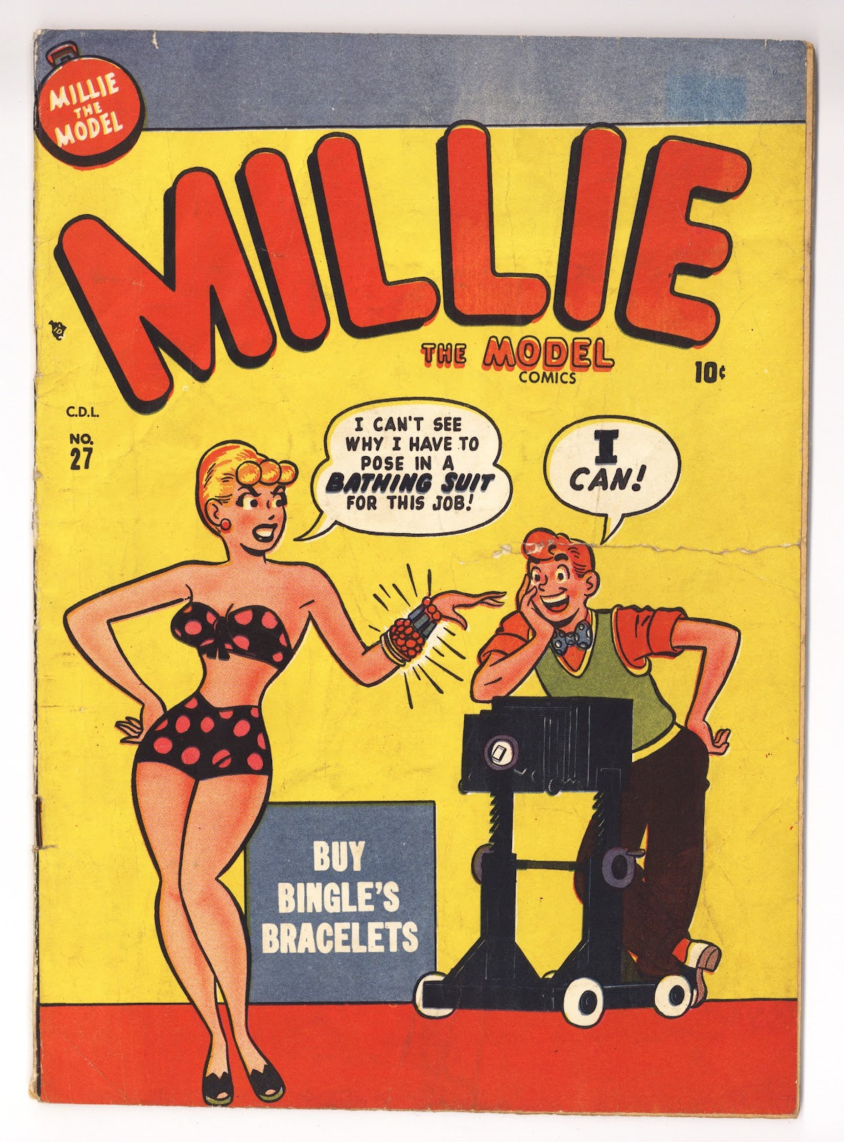 Millie the Model Comics 27 GD (2.0) (1951) Canadian Edition 
