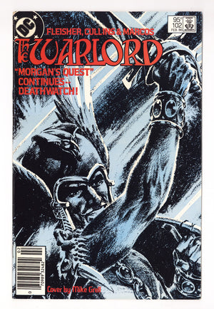 Warlord Vol 1 102  Mid Grade   (1986)   Canadian Price Variant