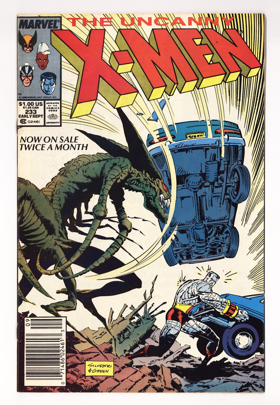 The Uncanny X-Men Vol 1 233  Mid Grade   (1988)   Newsstand