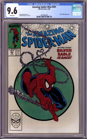 The Amazing Spider-Man Vol 1 301 CGC 9.6 (NM+)   (1988)