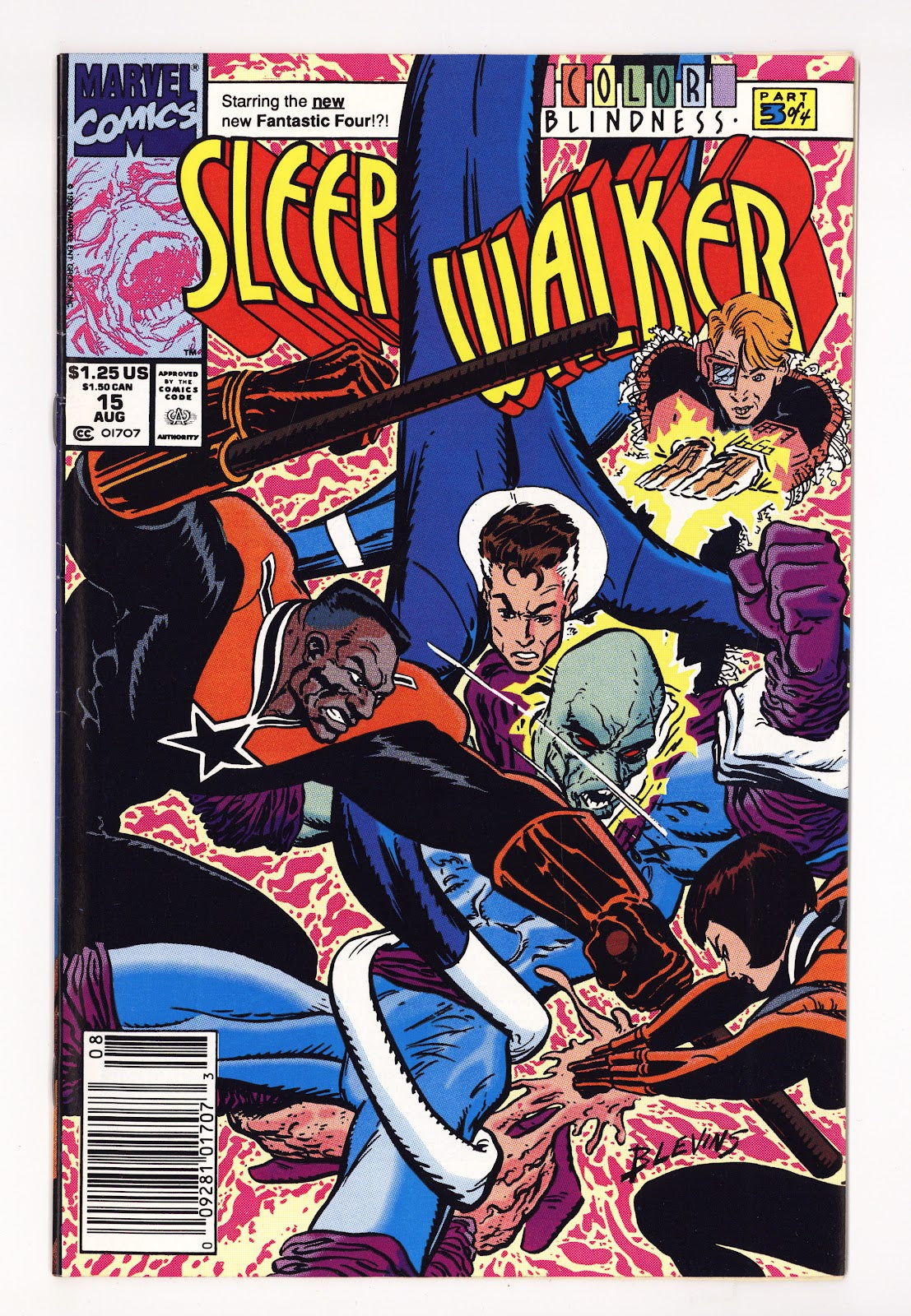 Sleepwalker 15 High Grade (1992) Newsstand 
