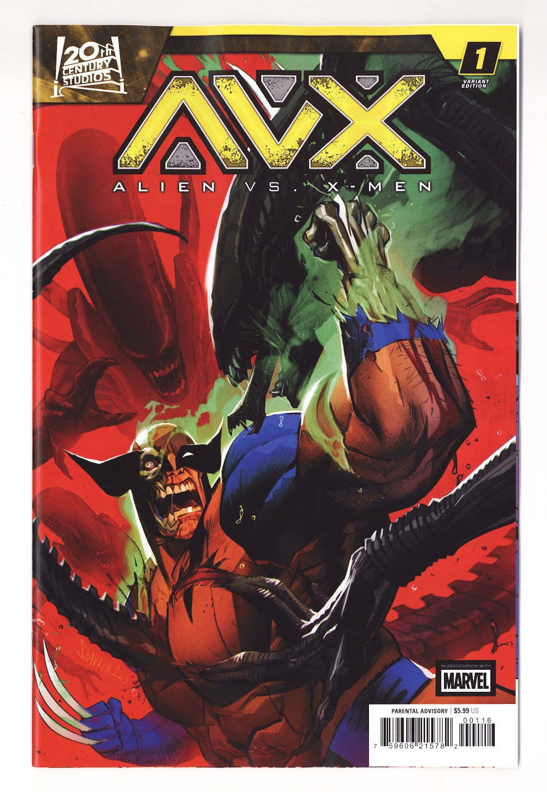 Alien Vs. X-Men #1 NM (9.6) (2026) Shavrin Incentive