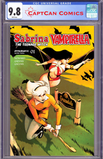 SABRINA THE TEENAGE WITCH VAMPIRELLA #1 CVR C SEBASTIAN PIRIZ VAR thumbnail