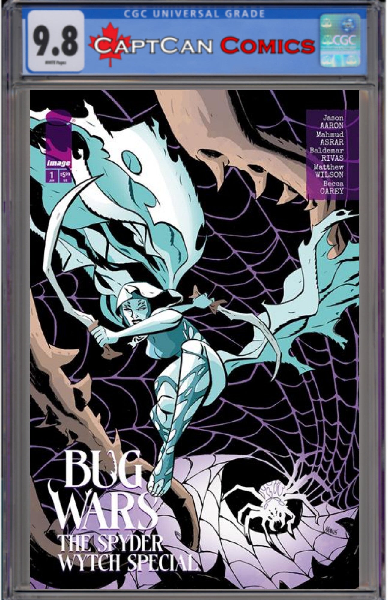 BUG WARS THE SPYDER WYTCH SPECIAL (ONE SHOT) CVR D MICHAEL AVON OEMING VAR (MR)