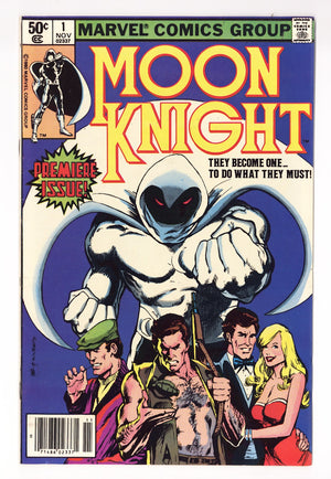 Moon Knight Vol 1 1  VF- (7.5)   (1980)   Newsstand