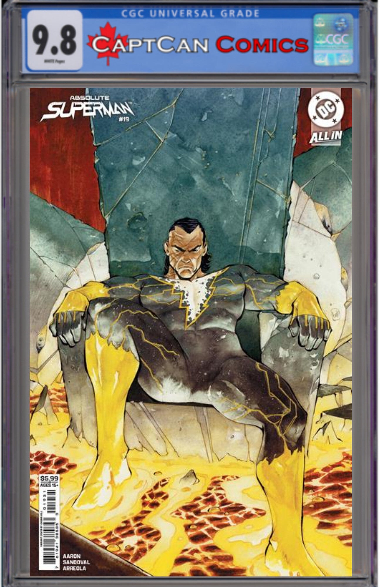 ABSOLUTE SUPERMAN #19 CVR C CHUMA HILL CARD STOCK VAR
