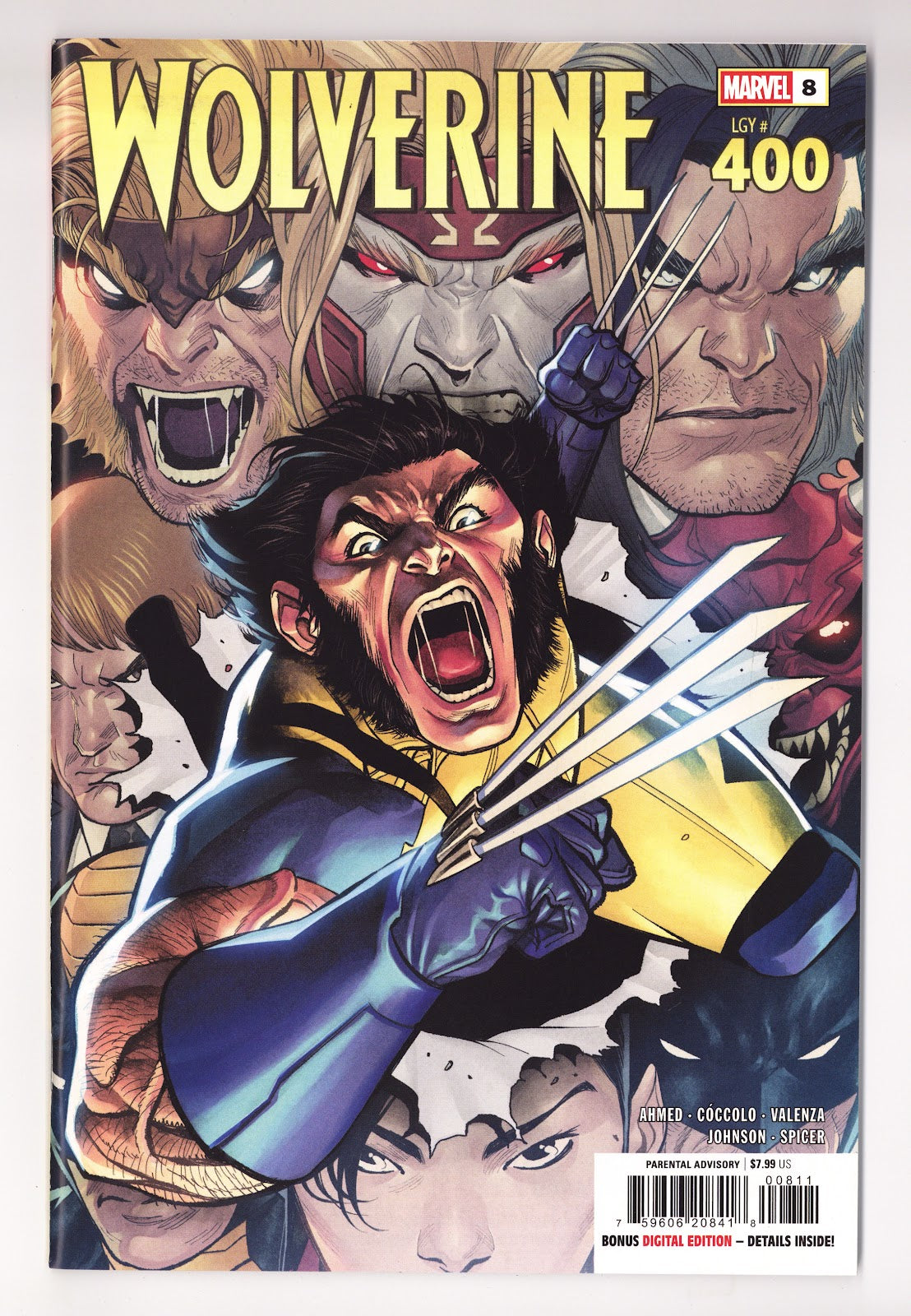 Wolverine Vol 8 8 (400) High Grade (2025) 