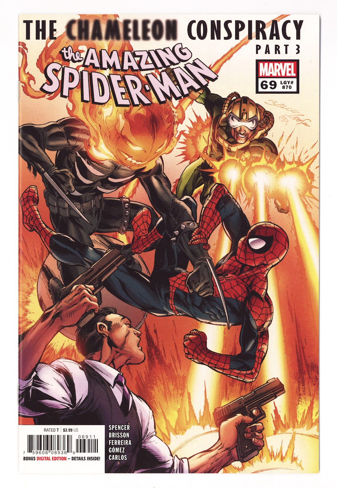 Amazing Spider-Man Vol 5 69 (870) High Grade (2021) 