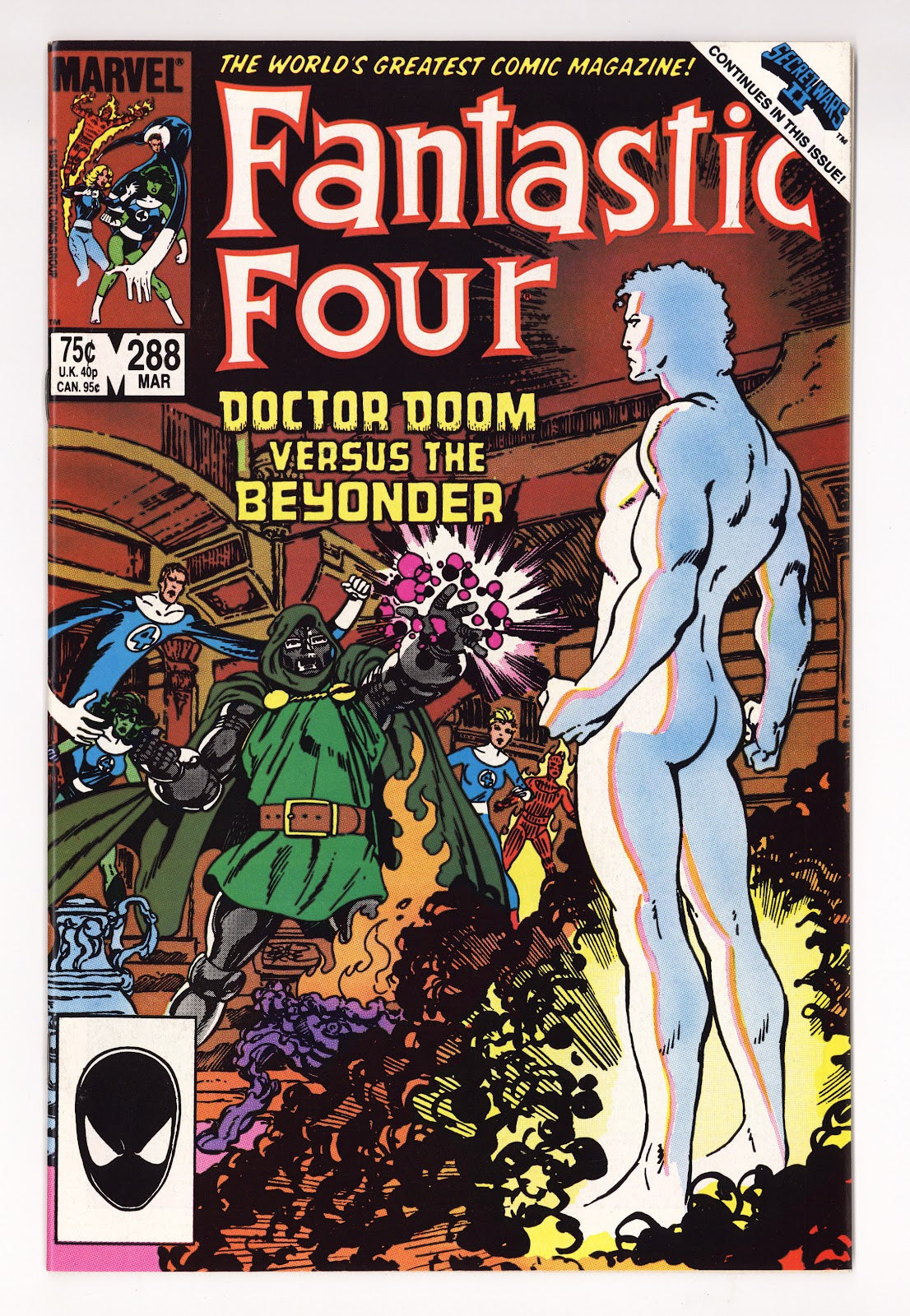 Fantastic Four Vol 1 288 High Grade (1986) 