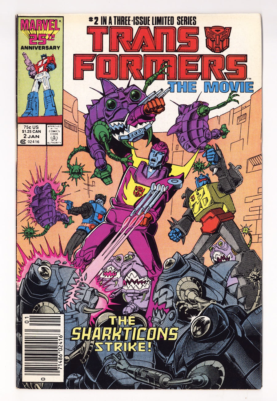 Transformers: The Movie Vol 1 2  Mid Grade   (1987)   Newsstand  