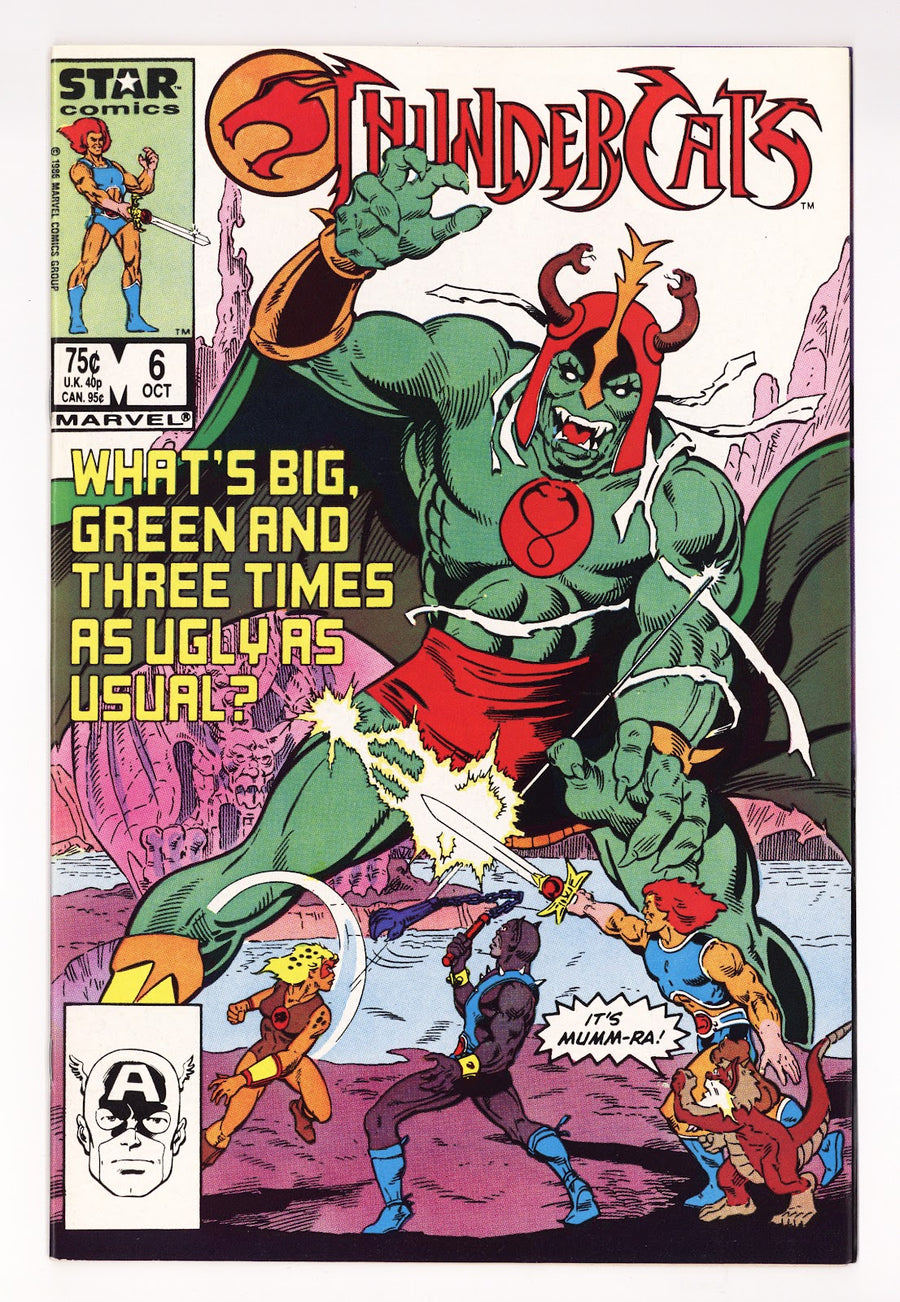 Thundercats Vol 1 6  Mid Grade   (1986)     