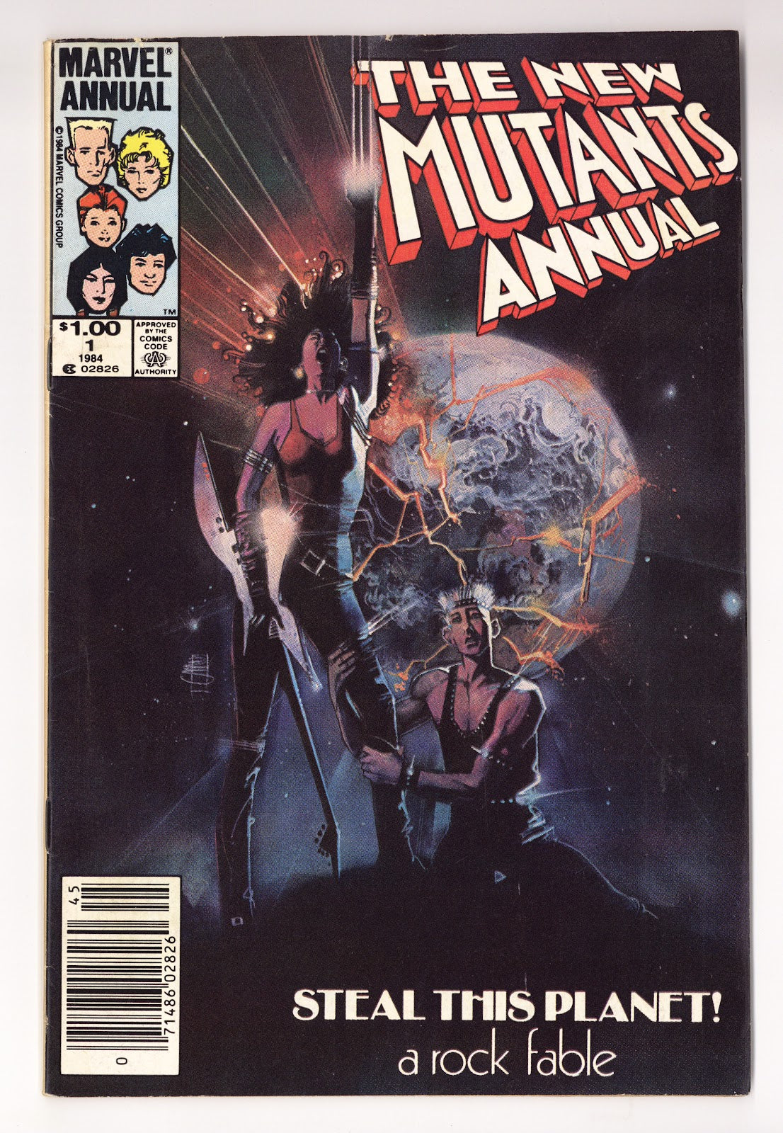 The New Mutants Annual Vol 1 1  Mid Grade   (1985)   Newsstand  
