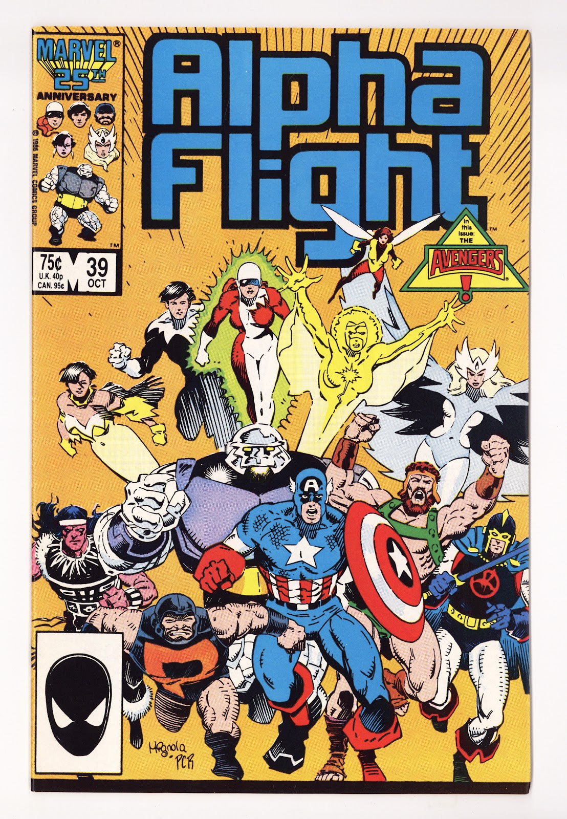 Alpha Flight Vol 1 39 High Grade (1986) Direct 