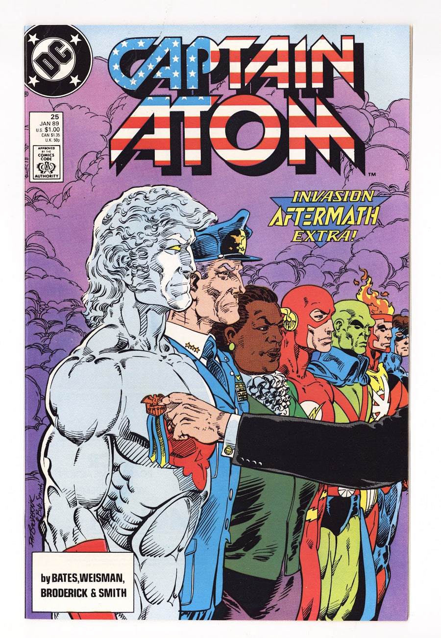 Captain Atom Vol 3 25  High Grade   (1989)     