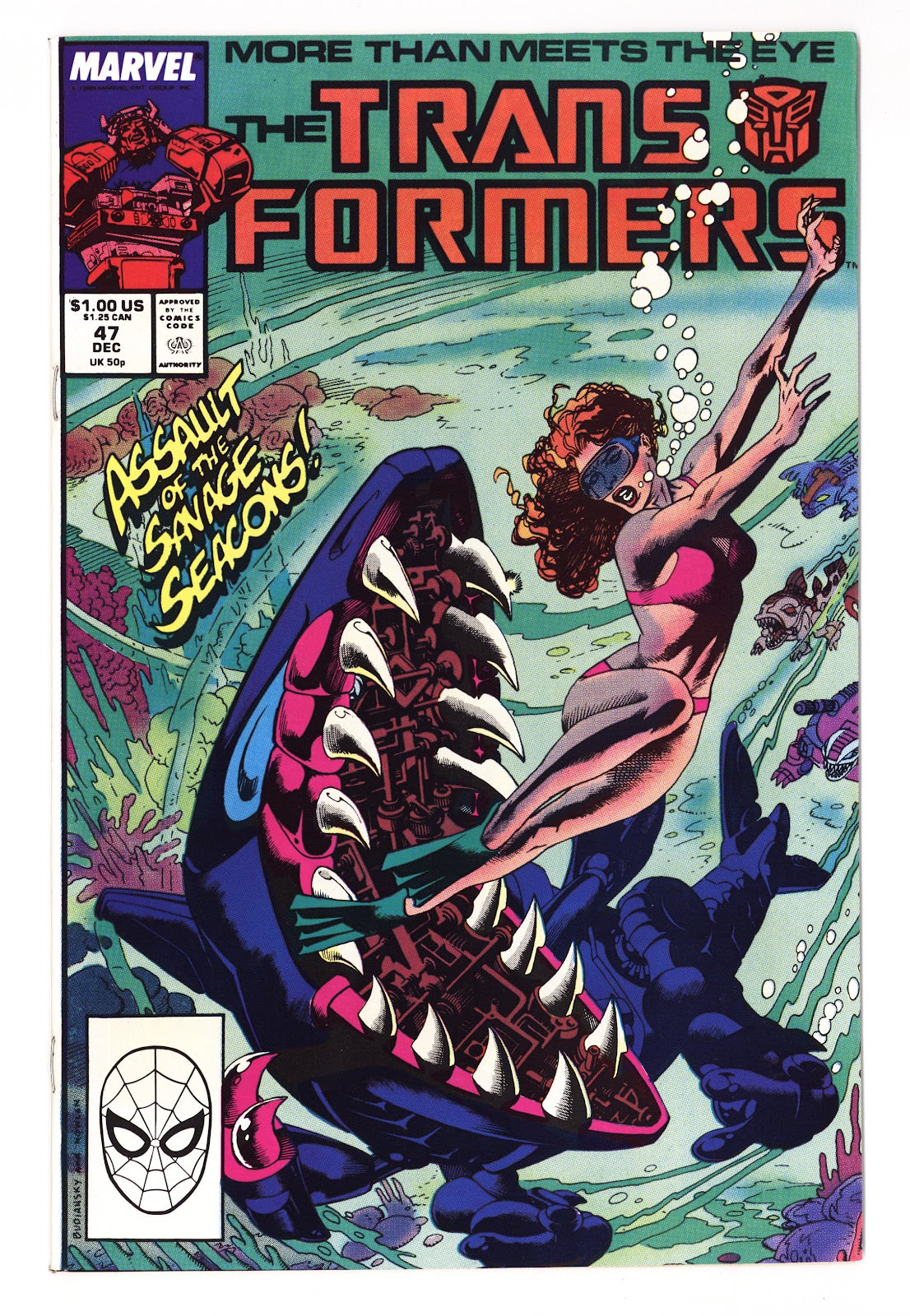The Transformers Vol 1 47  VF+ (8.5)   (1988)     