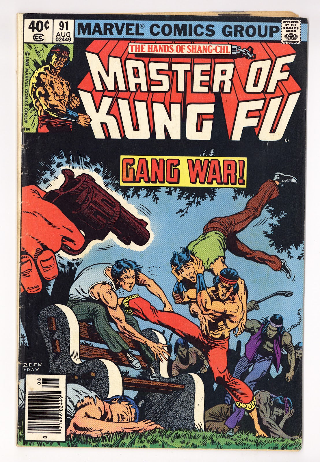 Master of Kung Fu Vol 1 91  Low Grade   (1980)   Newsstand  