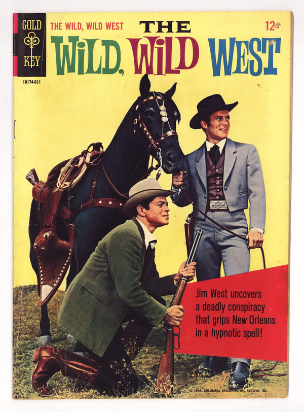 The Wild, Wild West 2 VG+ (4.5) Photo Back Cover (1966)