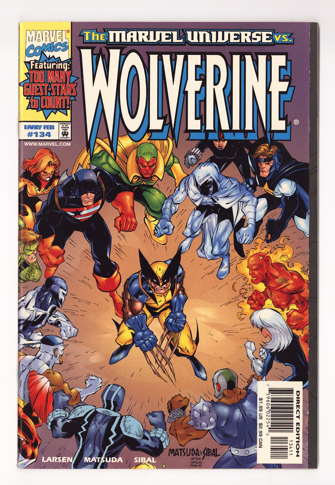 Wolverine Vol 2 134  High Grade   (1999)     