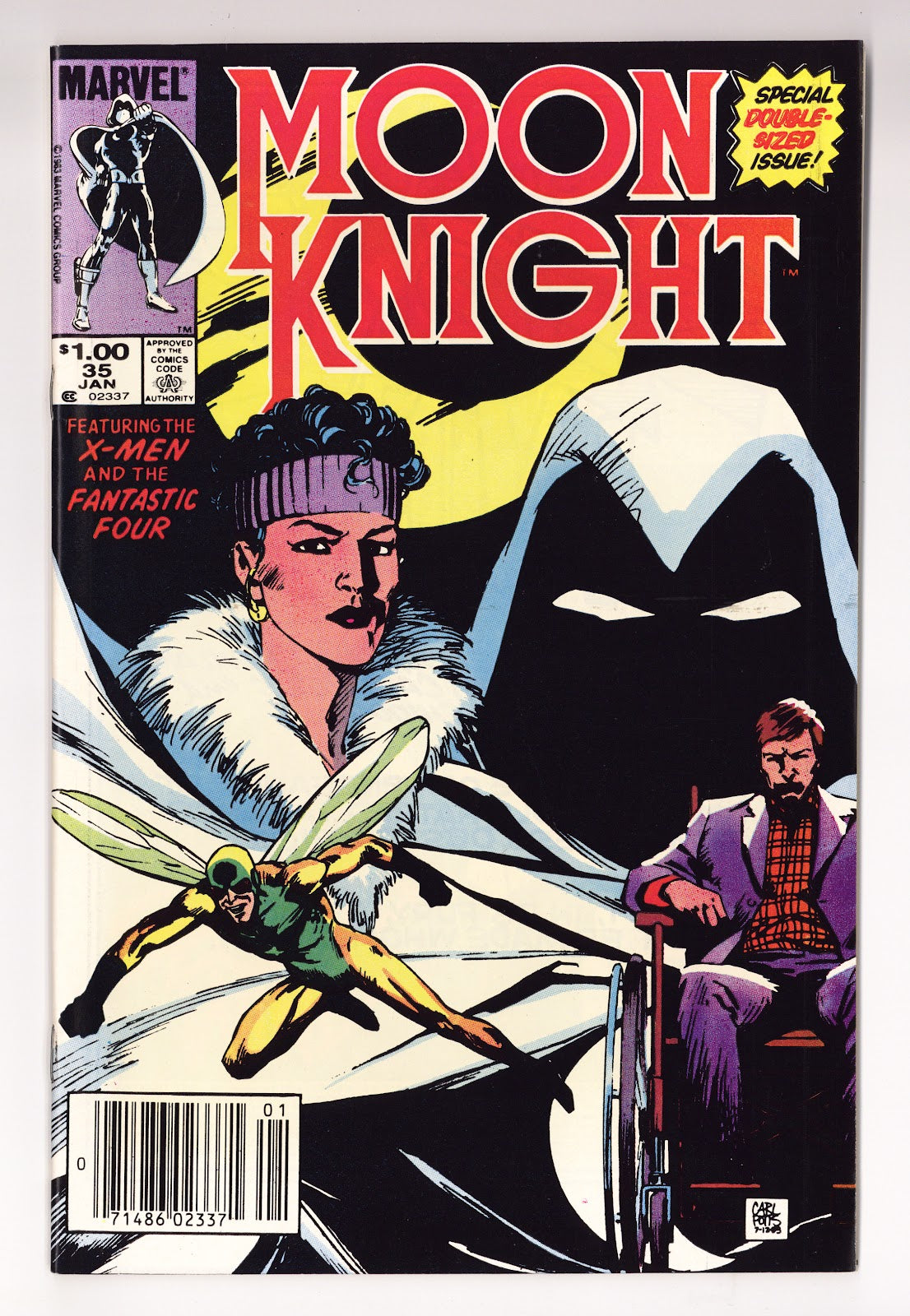 Moon Knight Vol 1 35 NM- (9.2) (1984) Newsstand 