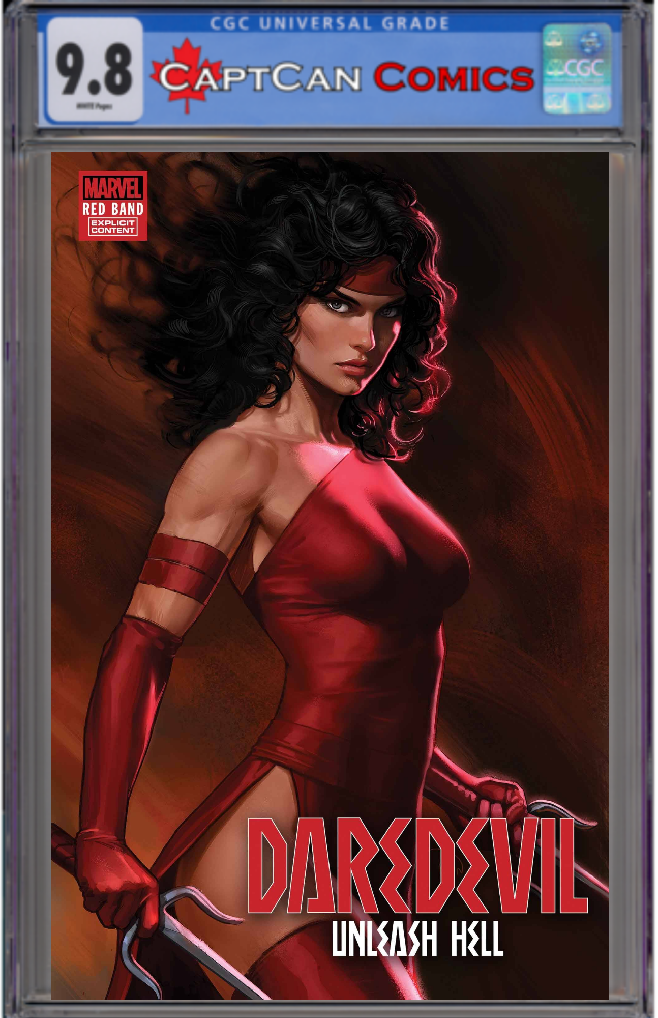 DAREDEVIL UNLEASH HELL RED BAND #3 (OF 5) VAR (POLYBAG)