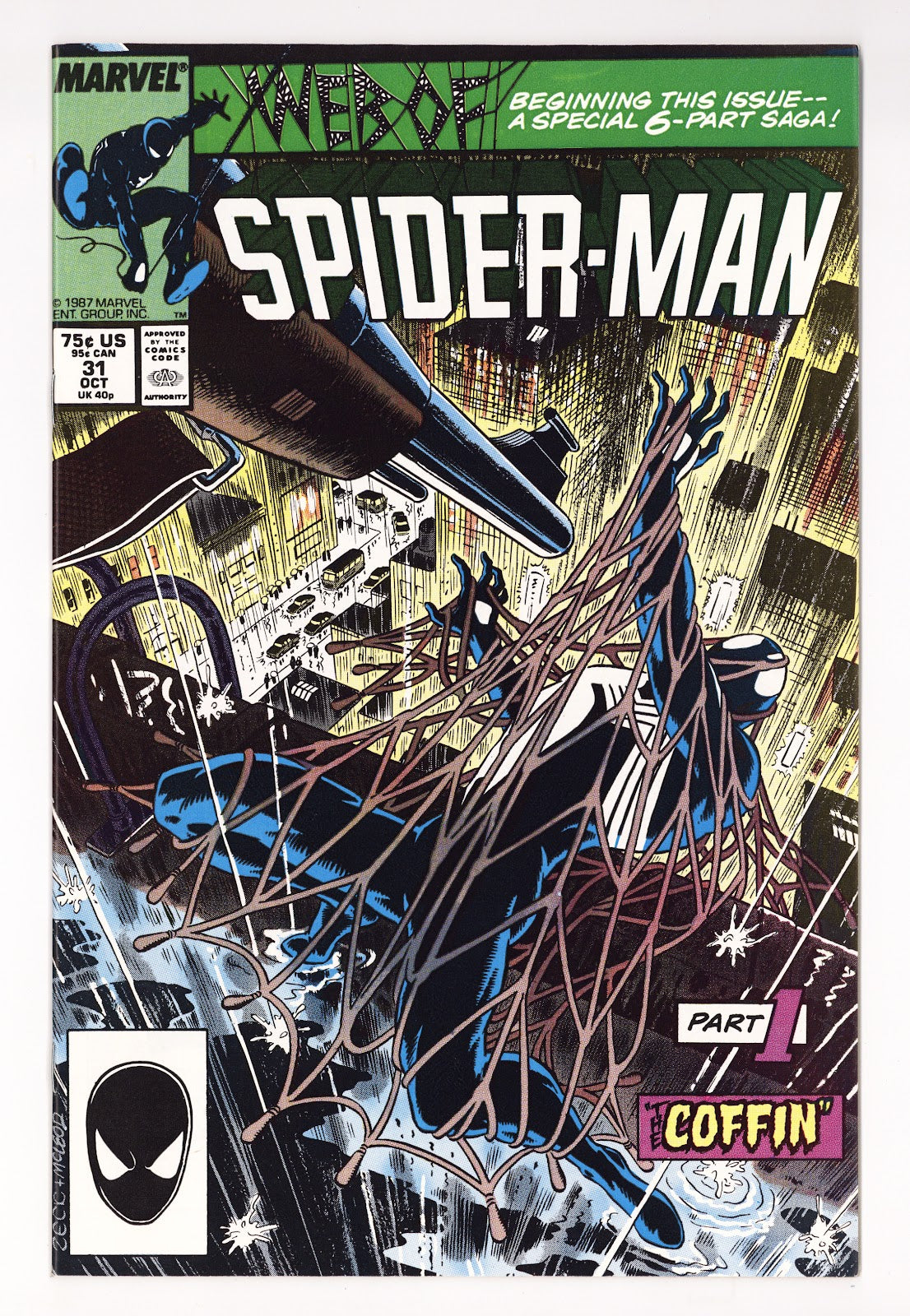 Web of Spider-Man Vol 1 31 VF/NM (9.0) (1987) 