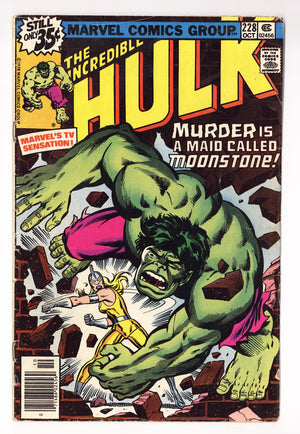 The Incredible Hulk Vol 1 228  Very Low Grade   (1978)