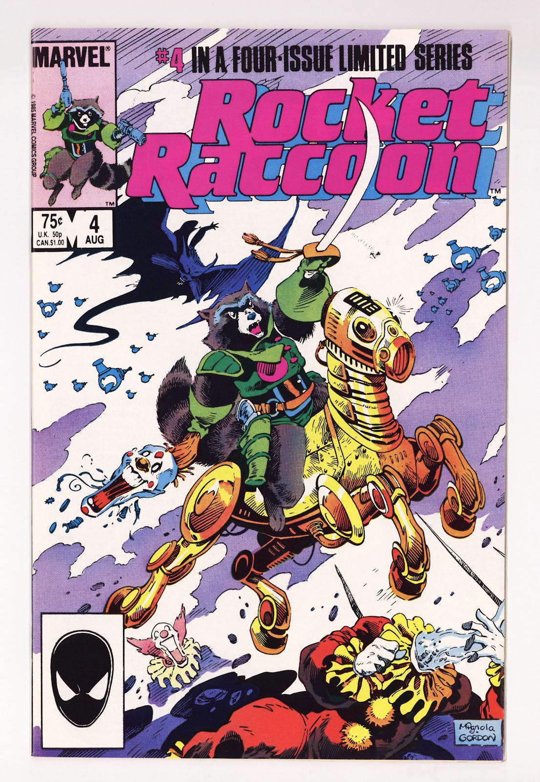Rocket Raccoon Vol 1 4 VF- (7.5) (1985) 