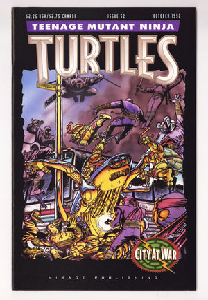 Teenage Mutant Ninja Turtles Vol 1 52  VF+ (8.5)   (1992)