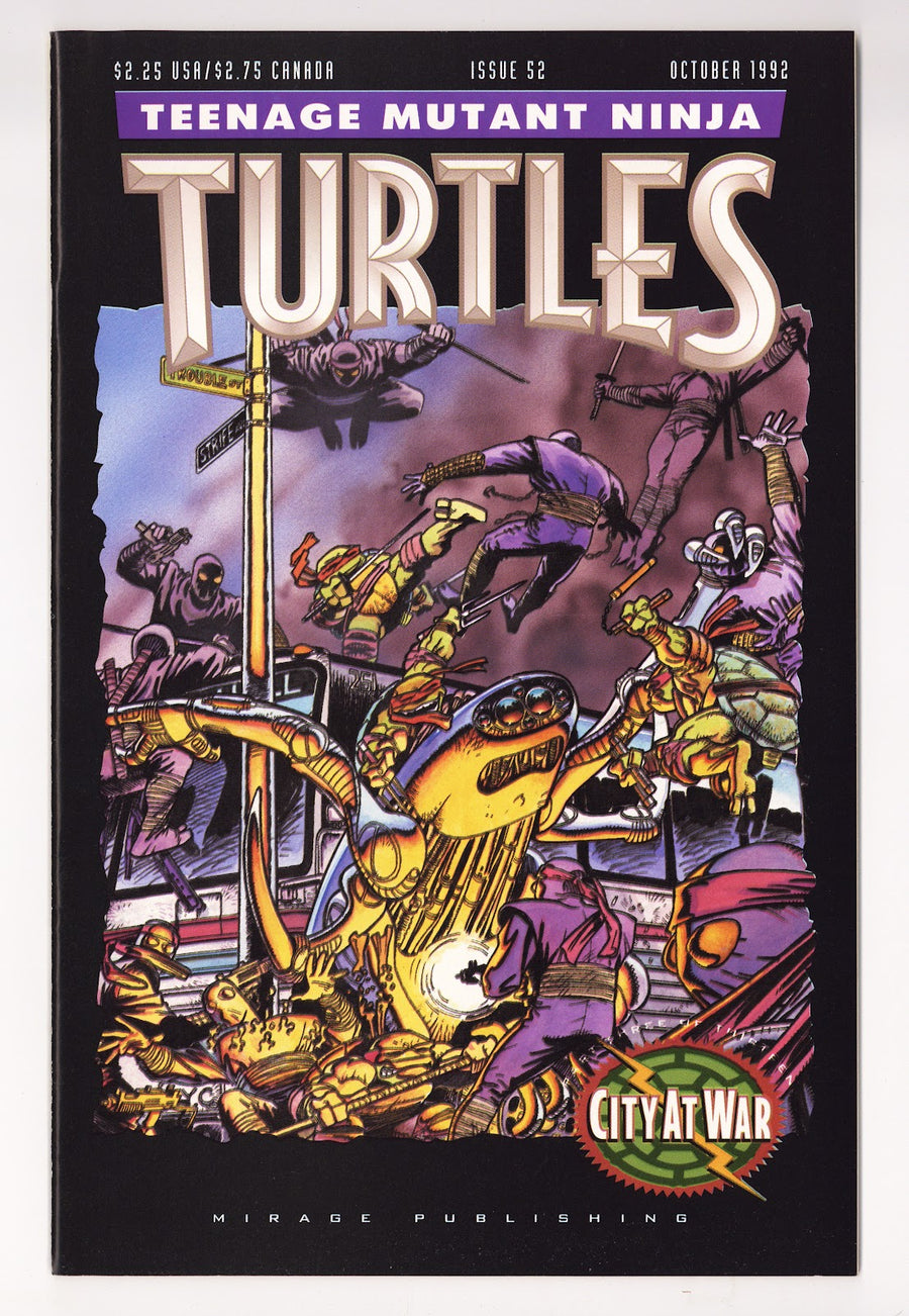 Teenage Mutant Ninja Turtles Vol 1 52  VF+ (8.5)   (1992)     