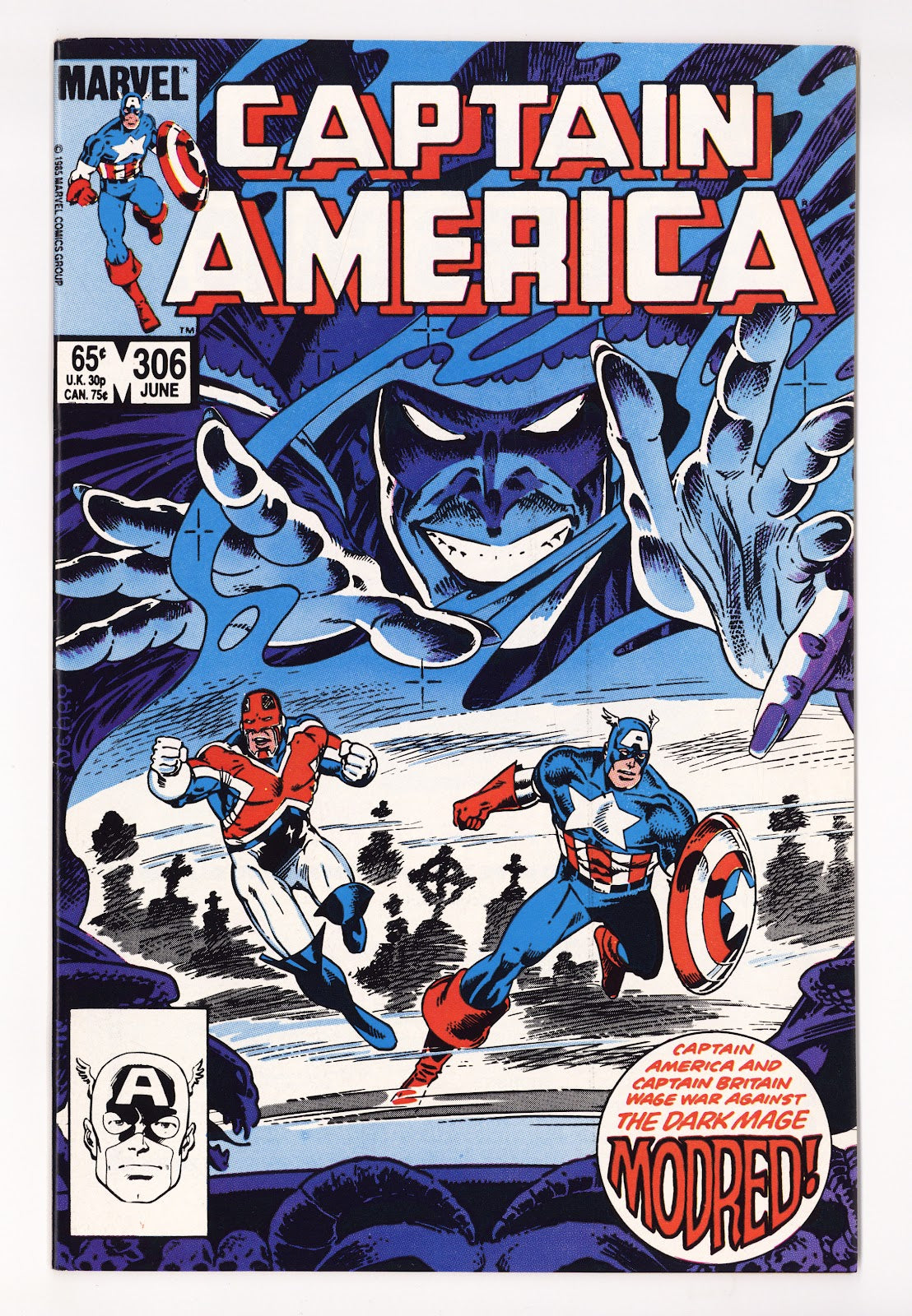 Captain America Vol 1 306 Mid Grade (1985) 