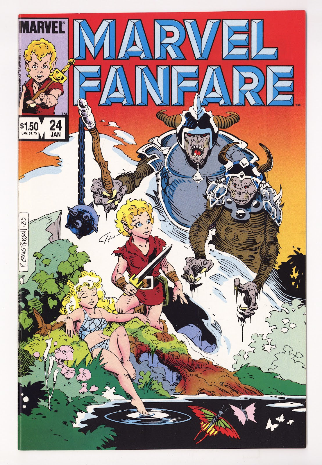 Marvel Fanfare Vol 1 24  High Grade   (1986)     