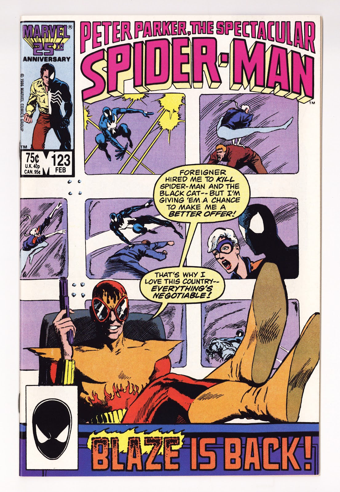 The Spectacular Spider-Man Vol 1 123 High Grade (1987) 