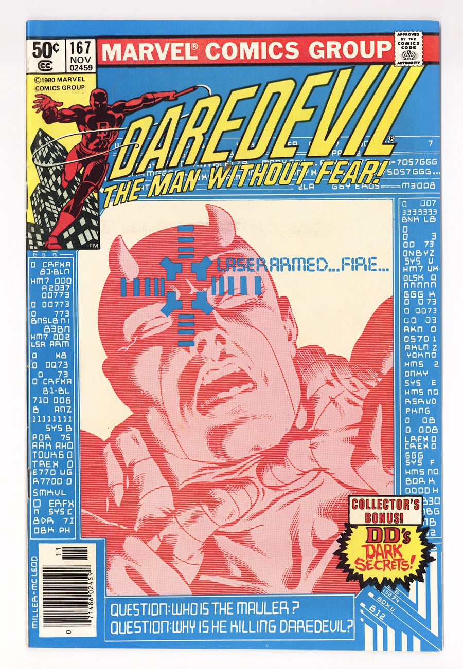 Daredevil Vol 1 167 VF (8.0) (1980) Newsstand 