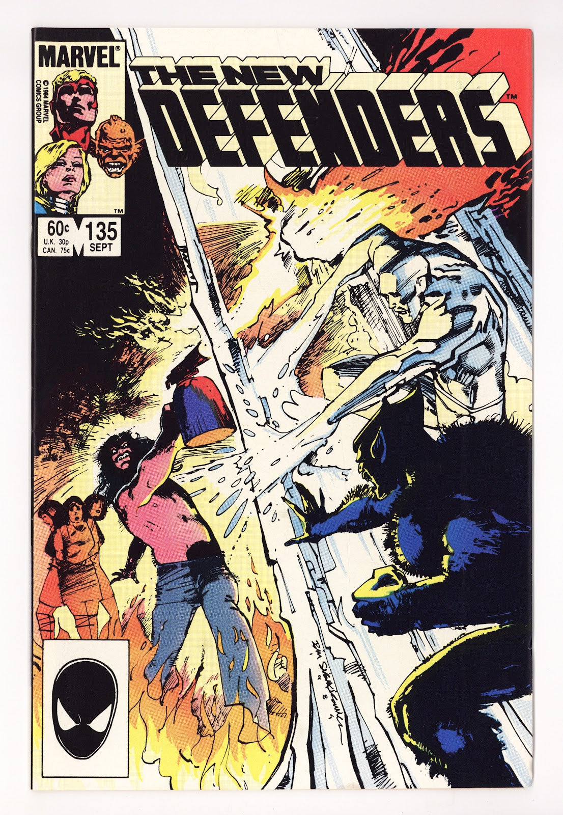 The Defenders Vol 1 135  Mid Grade   (1984)   Direct  