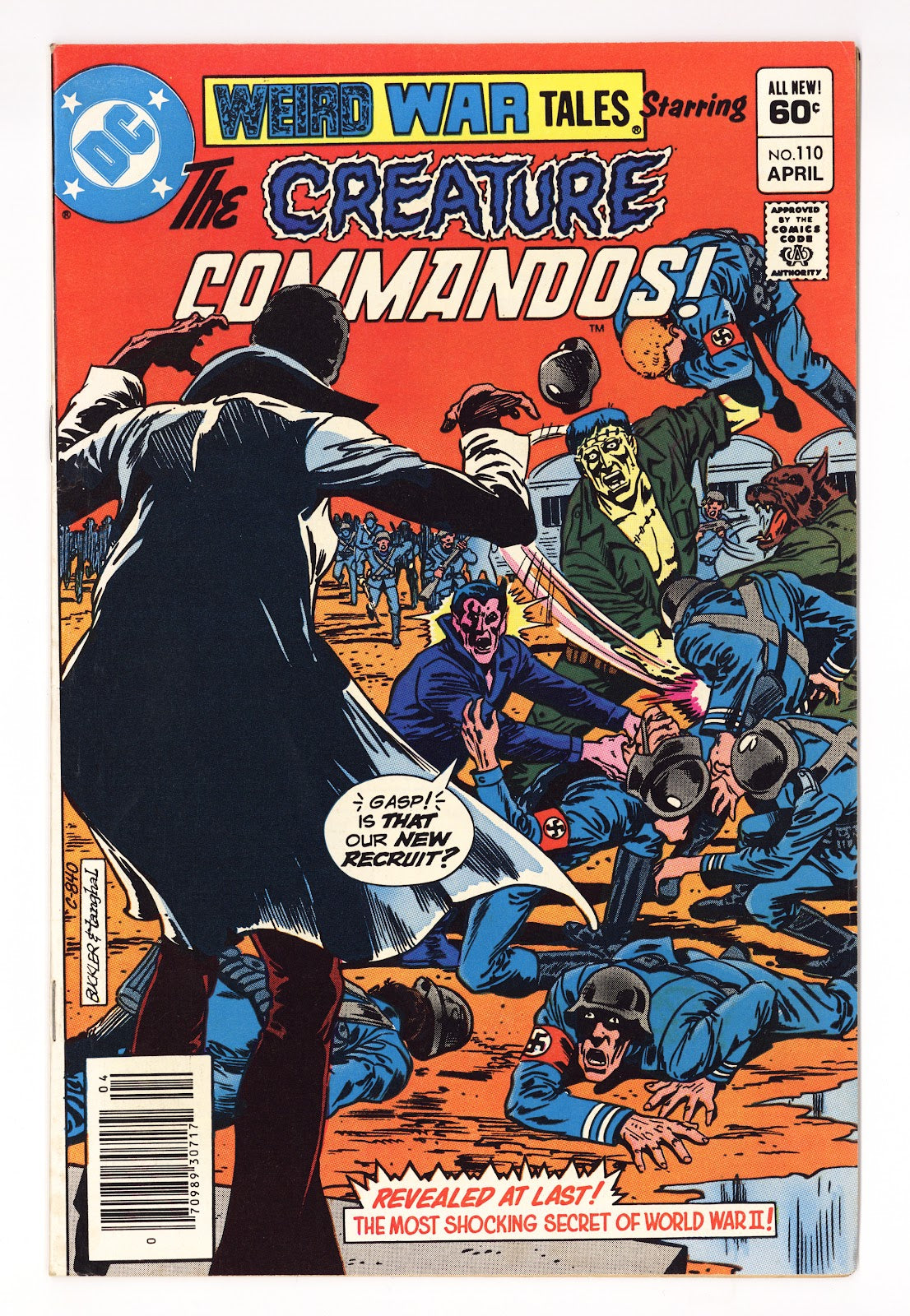 Weird War Tales Vol 12 110  FN/VF (7.0)   (1982)   Newsstand  
