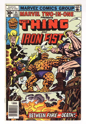 Marvel Two-in-One Vol 1 25  Mid Grade   (1977)