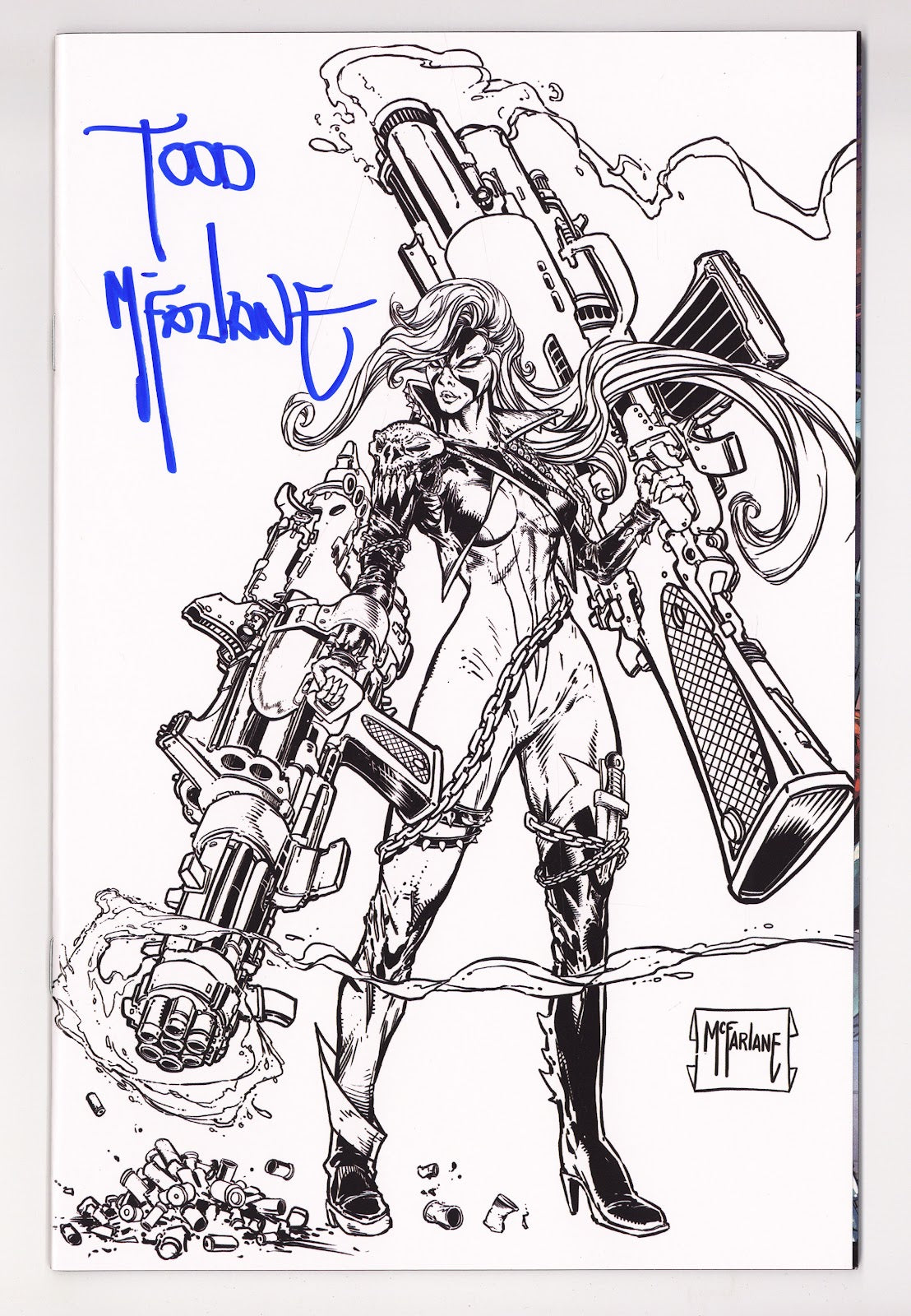 Spawn Scorched 50 Mcfarlane Signed B&W Incentive NM- (2026)