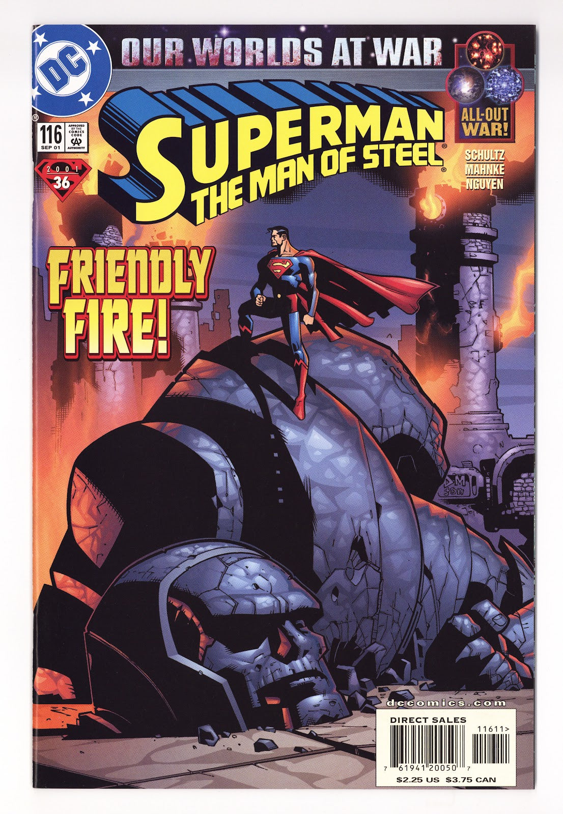 Superman: The Man of Steel 116 High Grade (2001) Sales 