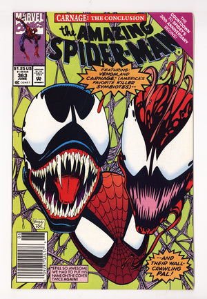 The Amazing Spider-Man Vol 1 363 VF- (7.5) (1992) Newsstand