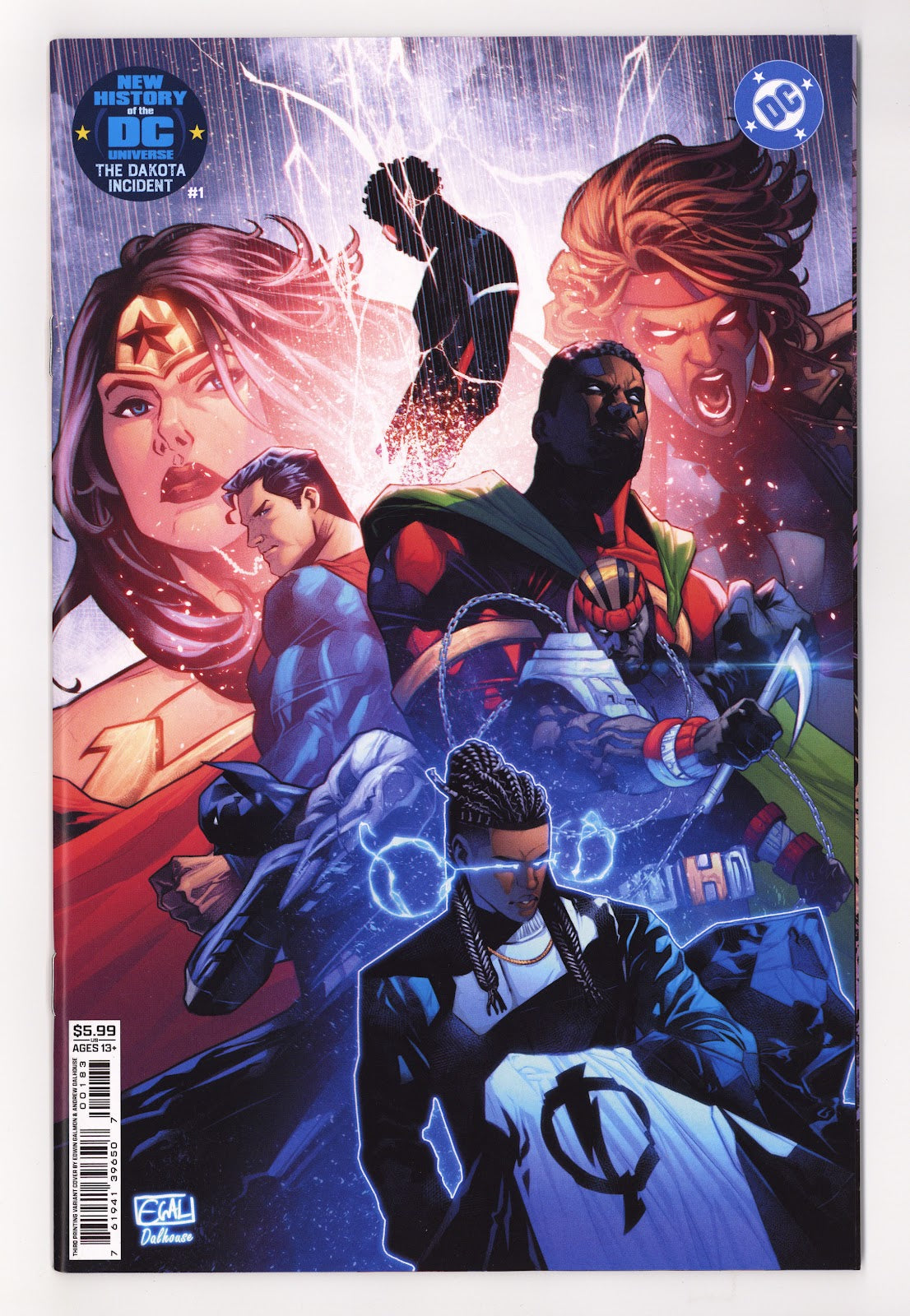 New History of the Dc Universe the Dakota Incident #1 Variant