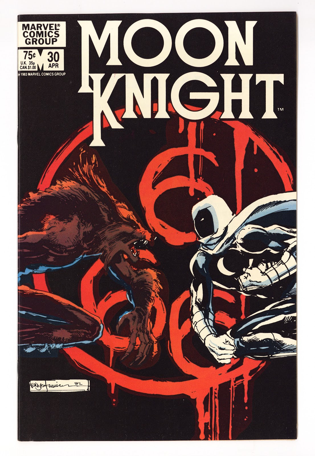 Moon Knight Vol 1 30 VF (8.0) (1983) 