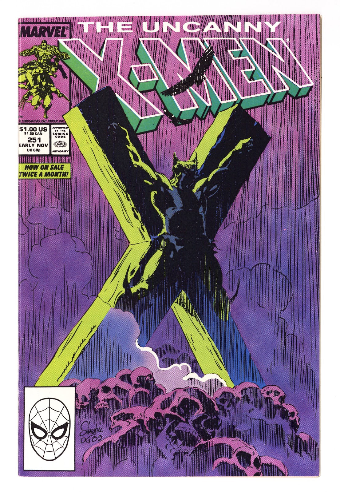 The Uncanny X-Men Vol 1 251  VF- (7.5)   (1989)     
