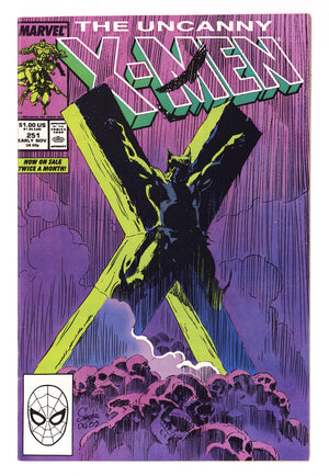 The Uncanny X-Men Vol 1 251  VF- (7.5)   (1989)