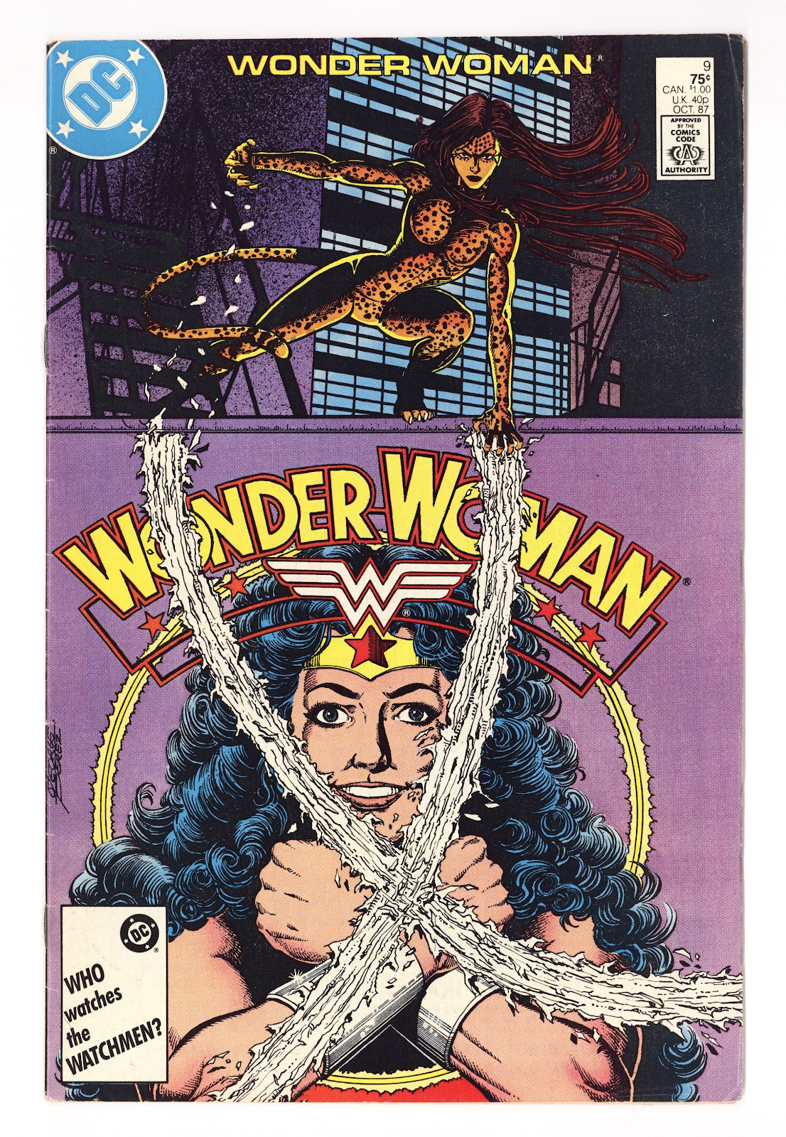 Wonder Woman Vol 2 9  Mid Grade   (1987)     