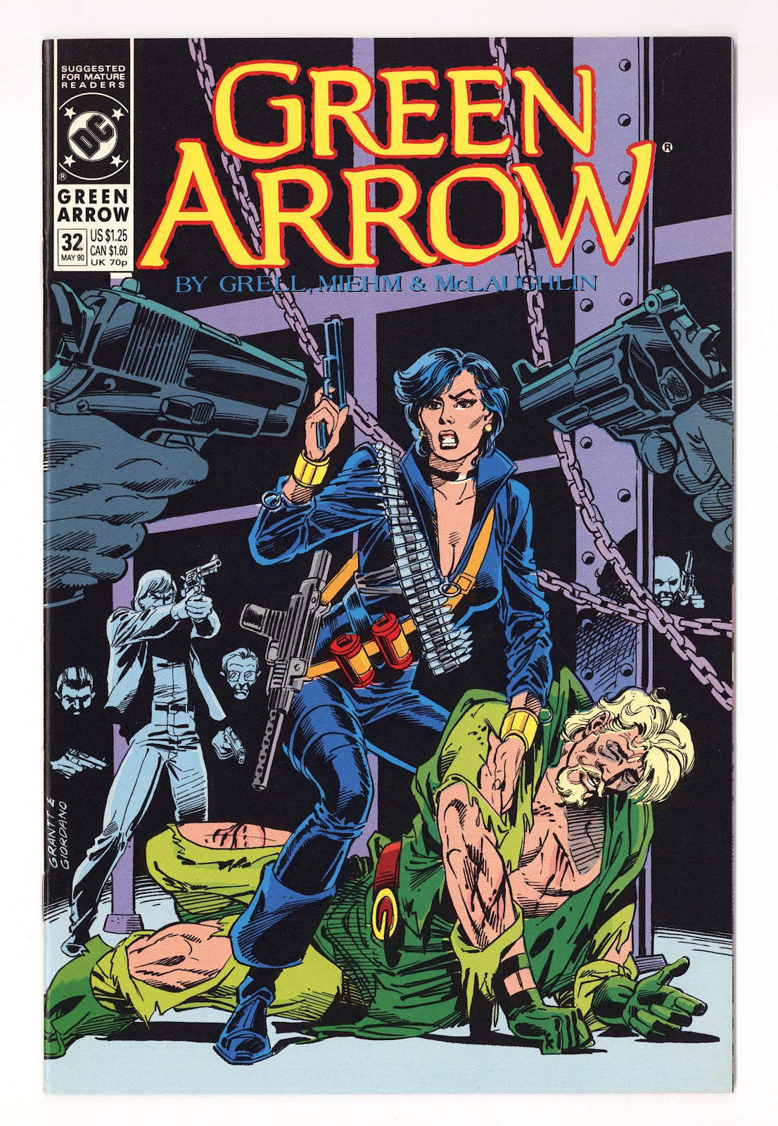Green Arrow Vol 2 32  High Grade   (1990)