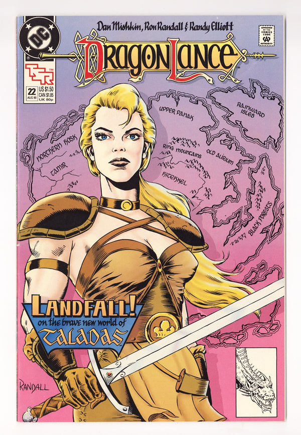 Dragonlance Comic Book   22  Mid Grade   (1990)