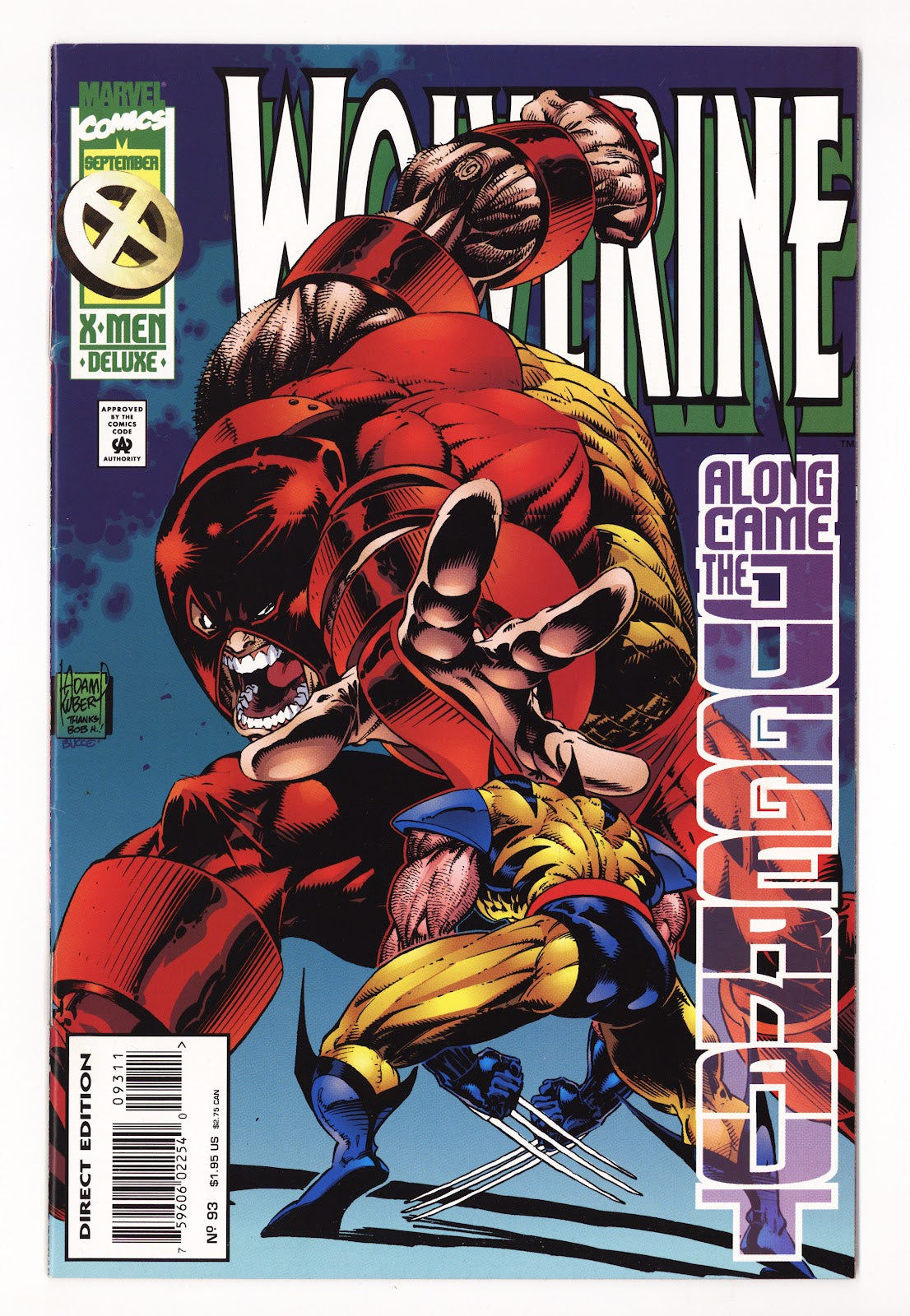 Wolverine Vol 2 93  High Grade   (1995)     